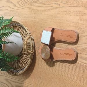 LaidBackLondon leather embellished sandals - size 7 (38)